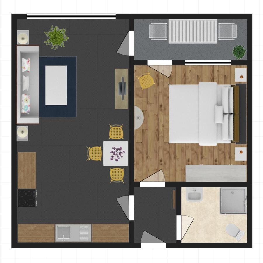 APARTELLO Modern Apartment - Balkan Breeze 7 Pantai Sunny Bagian luar foto